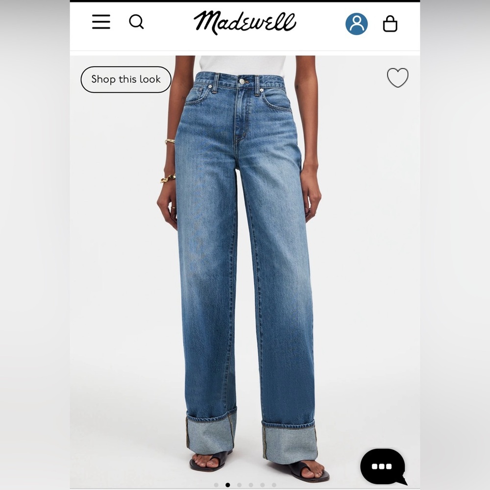 NWT Madewell Superwide-Leg Women’s Jeans